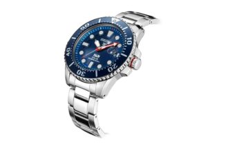 200 m wasserdichte Casual Blue PADI Crossover Warrior Solar-Uhr