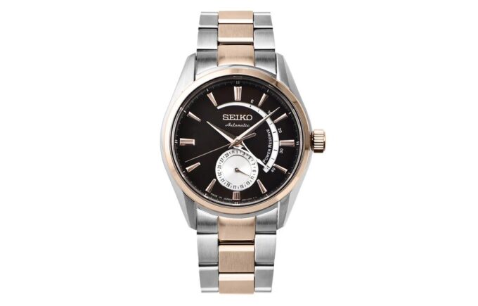 Business-Casual-Uhr mit Stahlarmband, mechanisch