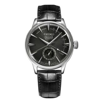 Mechanische Uhr in Schwarz