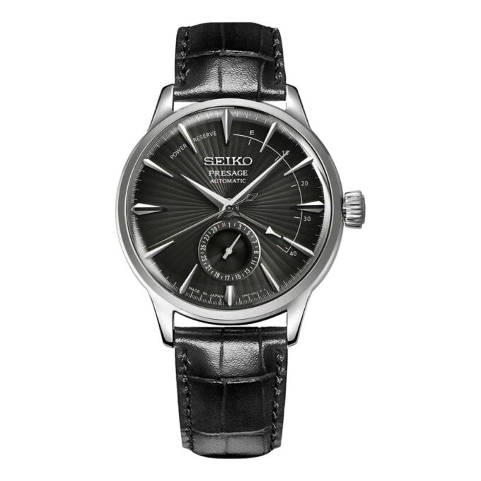 Mechanische Uhr in Schwarz
