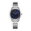 Minimalistische wasserdichte Quarz-Uhr Blau