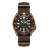 Nr. 5 42,5 mm Mechanische klassische Uhr Braun
