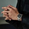 Nr. 5 Japan wasserdicht Automatik-Mechanik Sports Schwarz