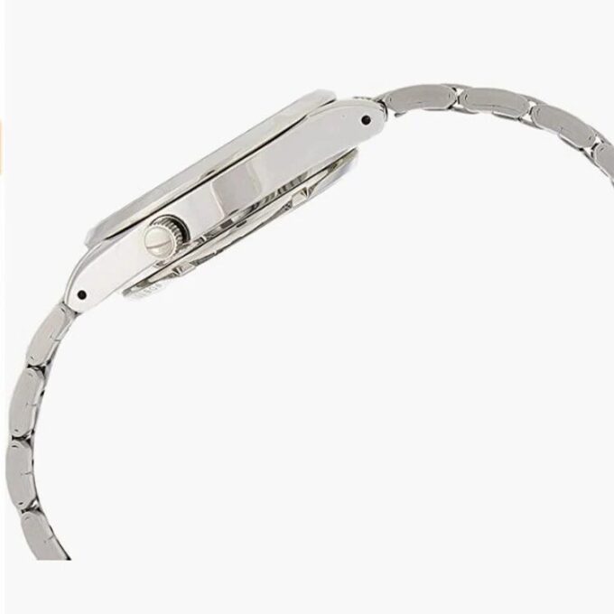 Nr. 5 Sports-Uhr mit Stahlarmband, mechanisch, schwarz
