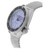 Nr. 5 Wasserdichte Automatikuhr mit Stahlband Blau-Silber