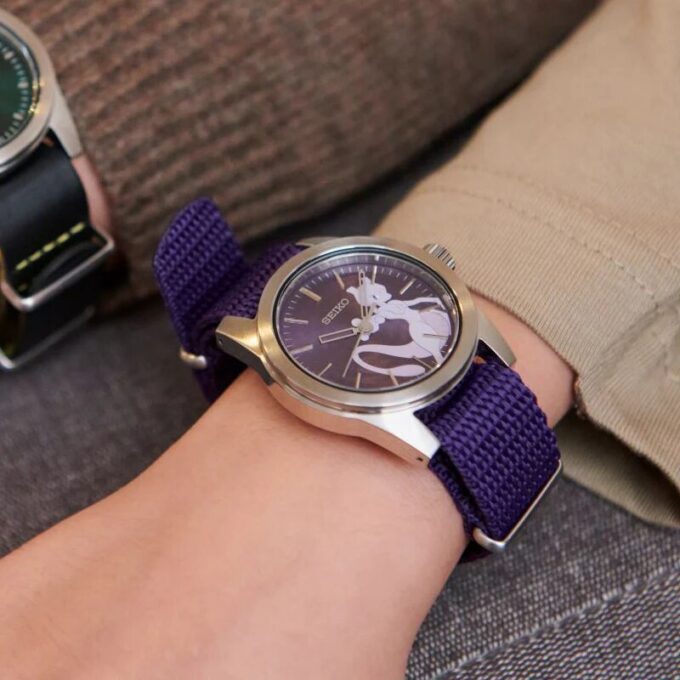 Pokémon Pikachu Crossover Limited Watch Schwarz-Lila