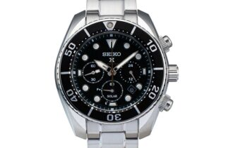 Presage-Serie 140-jähriges Jubiläum Limited Edition Japan Steel Strip Wasserdichte Solarenergie-Uhr