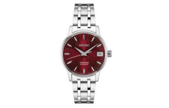 Presage-Serie Mechanisch Silber/Rot