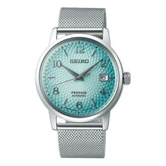 Presage-Serie Stahlarmbanduhr Blau