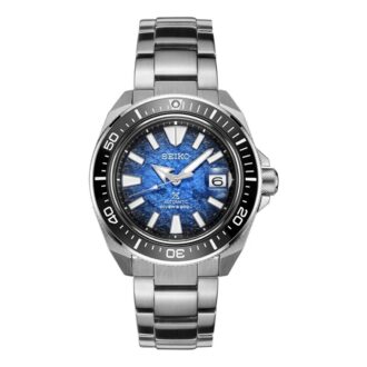 Prospex-Serie Mechanische Uhr mit Saphirglas, Warrior Gradient Blue Steel Strip, wasserdicht bis 200 Meter
