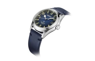 Prospex-Serie Retro-Mechanikuhr mit grünem Sternenhimmel-Motiv und Kautschukarmband