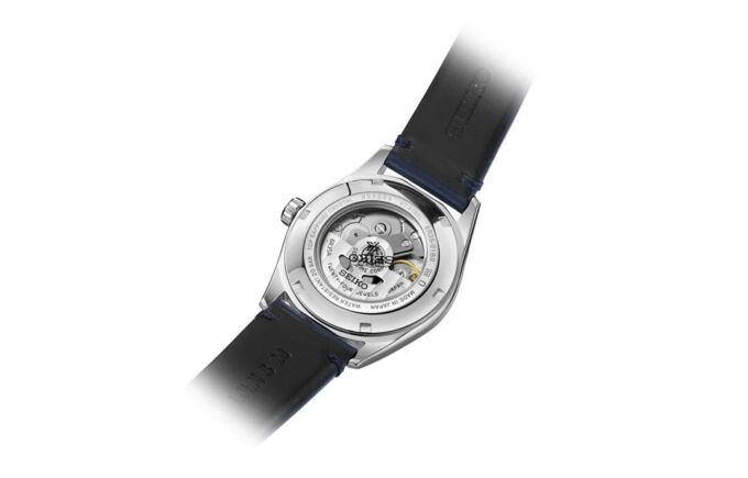 Prospex-Serie Retro-Mechanikuhr mit grünem Sternenhimmel-Motiv und Kautschukarmband