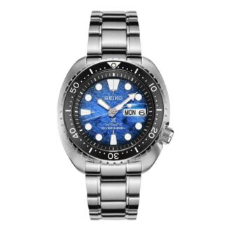 Prospex Serie Saphirglasgehäuse Blaues Zifferblatt Stahlband 200 Meter wasserdichte mechanische Uhr