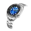 Prospex Serie Saphirglasgehäuse Blaues Zifferblatt Stahlband 200 Meter wasserdichte mechanische Uhr