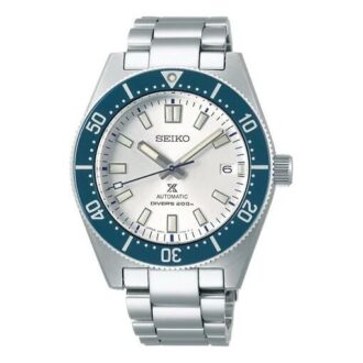 Prospex Serie 140-jähriges Jubiläum Limited Edition Mechanische Uhr mit weißem Zifferblatt und blauem Stahlband