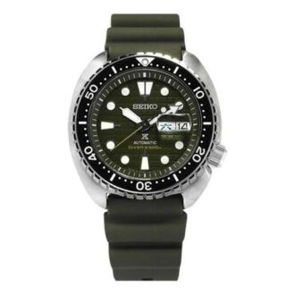 PROSPEX-Serie Seiko Prospex Turtle 4R36 Armbanduhr 45 mm Grün