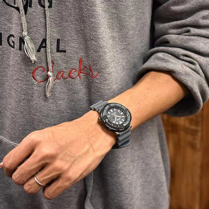 Prospex-Serie Sport-Mechanikuhr Grau