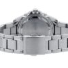 Quarz-Uhr im Business-Casual-Stil, sportlich, schwarzes Zifferblatt, silbernes Armband