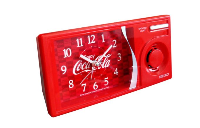 Seiko x Coca Cola Mute Music Wecker Rot