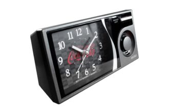 Seiko x Coca Cola Mute Music Wecker Schwarz/Grau