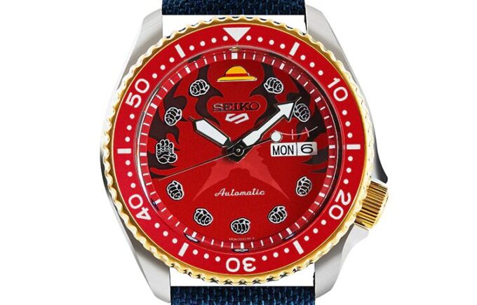 SEIKO X ONE PIECE 5 Sports Watch „Monkey D. Luffy Regular Box“