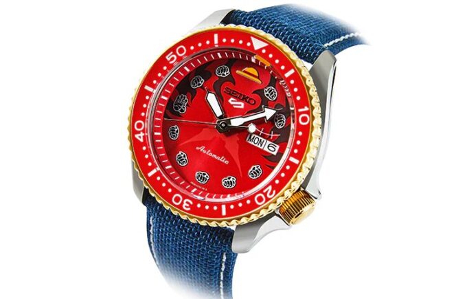 SEIKO X ONE PIECE 5 Sports Watch „Monkey D. Luffy Regular Box“