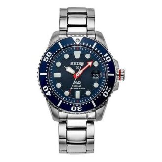 Seiko X PADI Eco-Drive Silber/Blau