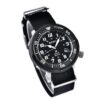 Sport Solarenergie Quarz Schwarz