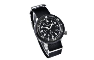 Sport Solarenergie Quarz Schwarz