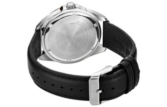 Uhr mit weißem Zifferblatt und Armband für Business-Casual
