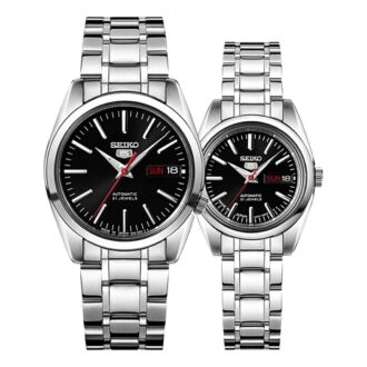 Unisex Mechanical Schwarz/Silber SNKL45J1+SYMK17J1