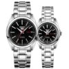 Unisex Mechanical Schwarz/Silber SNKL45J1+SYMK17J1