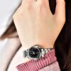 Unisex Mechanical Schwarz/Silber SNKL45J1+SYMK17J1