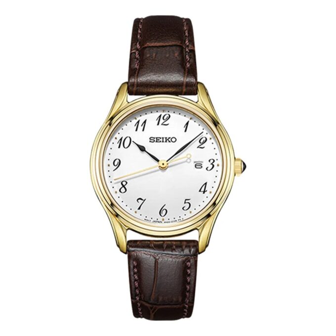Wasserdicht Braun/Gold/Weiß